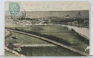 France SENS Vue Panoramique 1904 Panoramic View Postcard L14