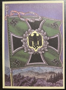 Mint Germany Picture Postcard cover Mountain Troops Wehrmacht forces
