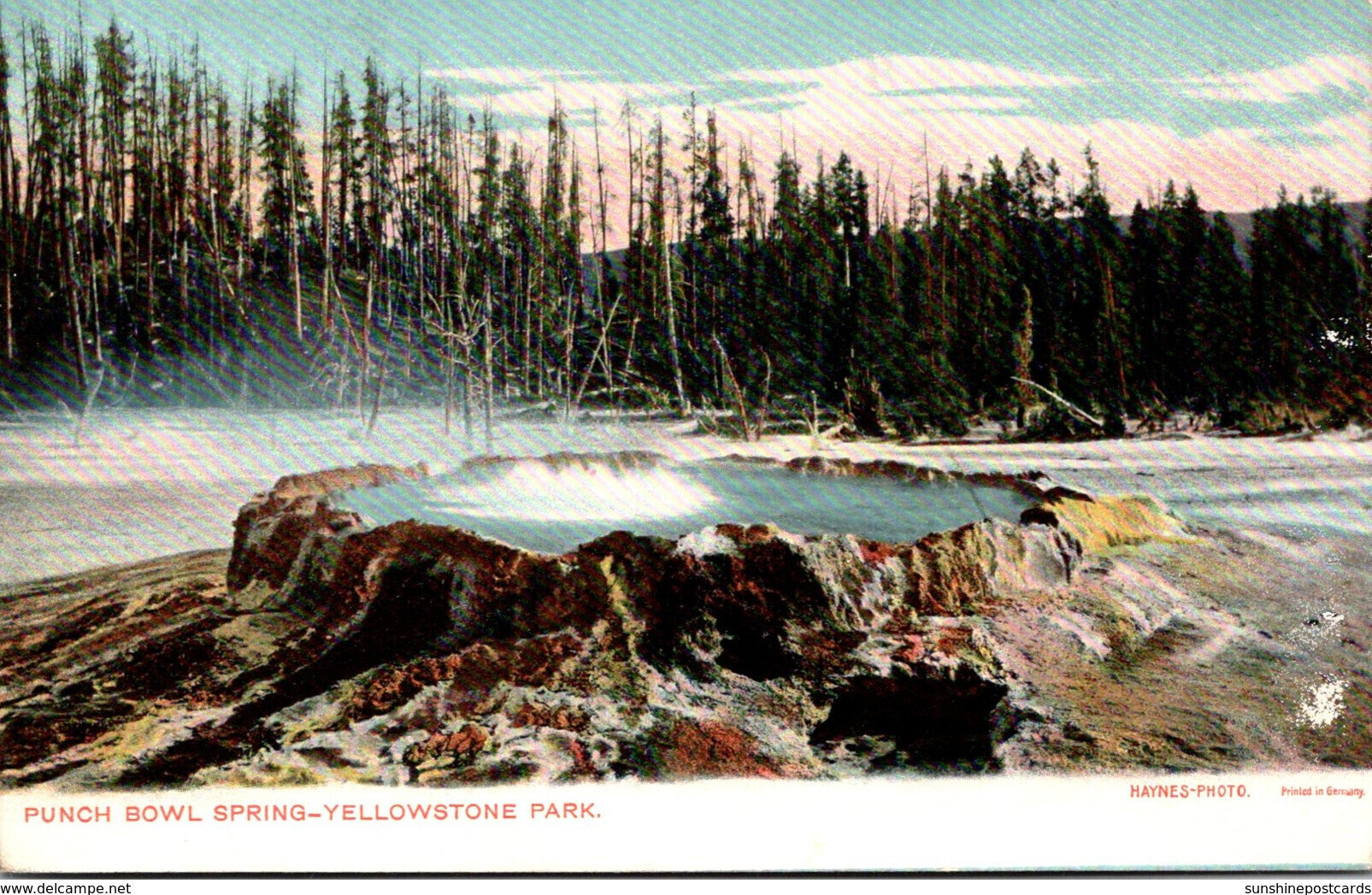 Yellowstone National Park Punch Bowl Spring Haynes Photo United