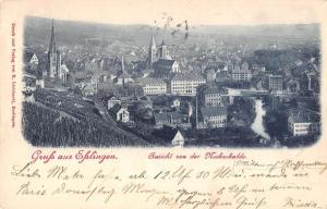 Eplingen B.W. Germany Gruss aus scenic birds eye view antique pc Y13703