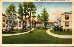 North Carolina Greensboro Country Club Apartments 1943 Curteich