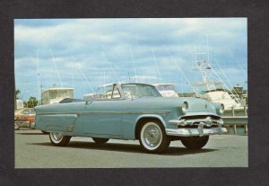 Ford V-8 1954 Sunliner Convertible Auto Automobile Postcard Automotive