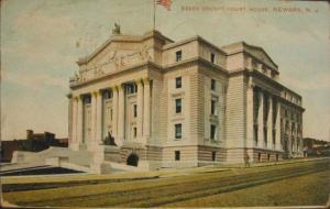 Newark NJ Court House c1910 Postcard