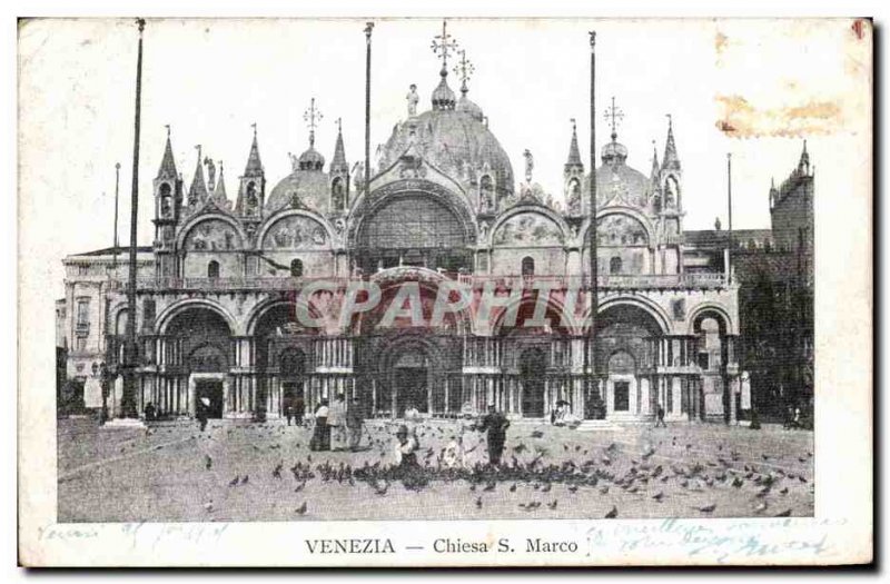 Old Postcard Venezia Chiesa