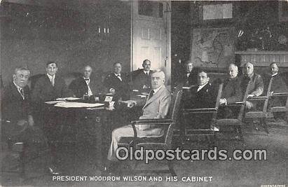 President Woodrow Wilson & His Cabinet Unused 