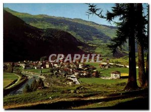 Postcard Modern Andeer GR gegen den Schamserberg