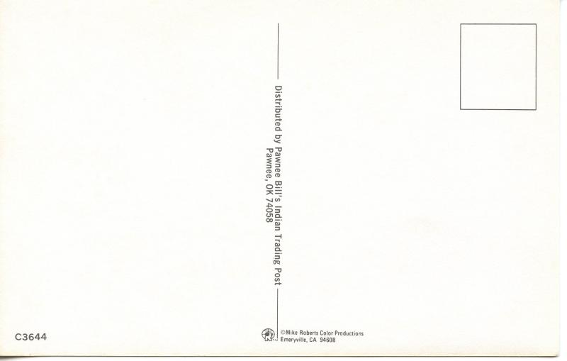 US    PC958 INDIAN CHIEF PAWNEE, OK