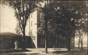 Westbrook Seminary School Bldg Publ in Portland ME Real Photo Postcard c1910