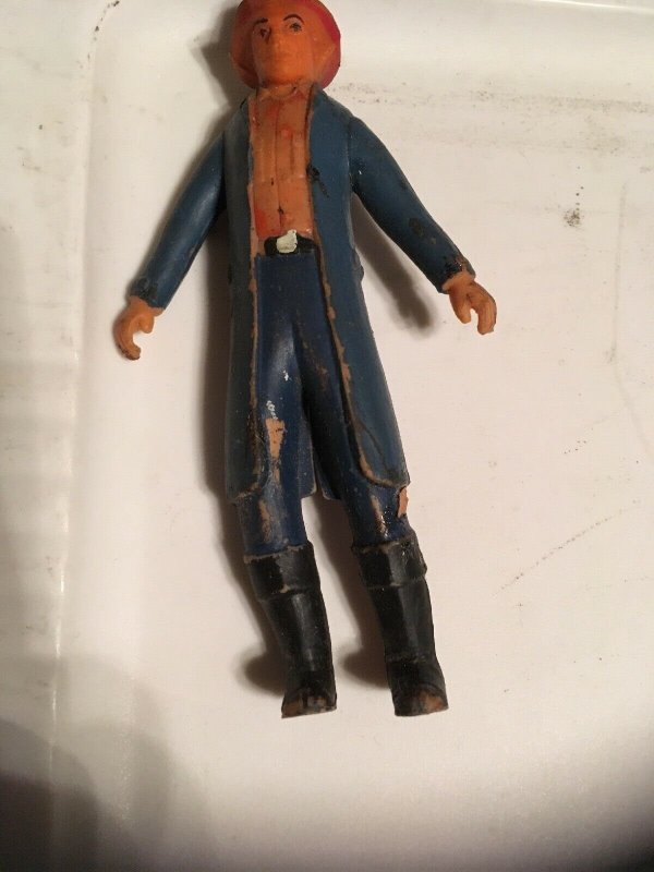  1968 Buddy L Fireman  5 Rubber figure, Made in Hong Kong