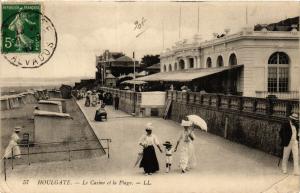 CPA HOULGATE - Le Casino et la Plage (422377)