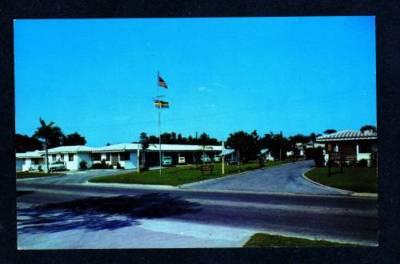 FL Twin Motel & Coffee Shop SARASOTA FLORIDA Postcard