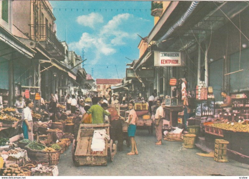 The Movement In The Morning At The Market,1950-1960s ;