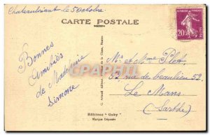 Old Postcard Chateaubriant The castle