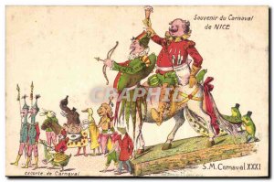 Nice - Nice Carnival of Remembrance - escort - Old Postcard