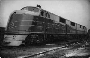 Baltimore and Ohio Railroad Train Real Photo Antique Postcard J77376