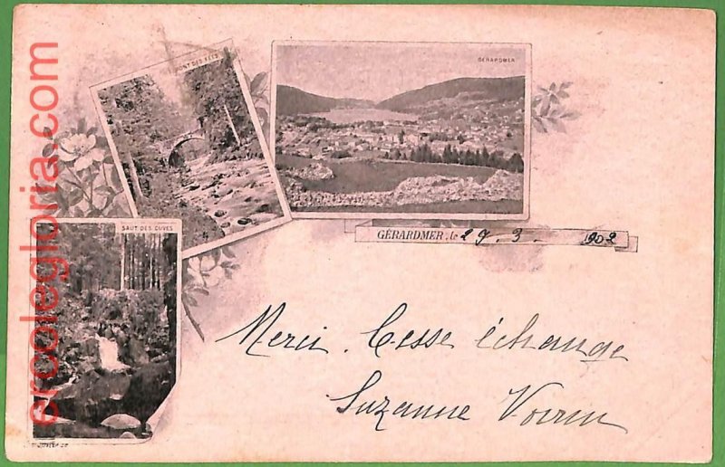 ah3028 - FRANCE - VINTAGE POSTCARD - Gérardmer - 1902-