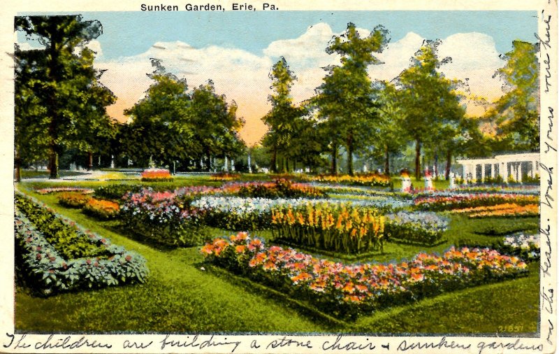 PA - Erie. Sunken Garden