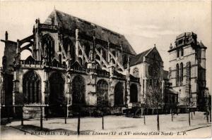 CPA BEAUVAIS - L'Église St-ÉTIENNE (XI et XV siecle) (Cote Nord) (291545)