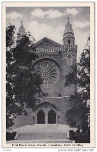 Exterior,  First Presbyterian Church,  Greensboro,  North Carolina,   40-60s