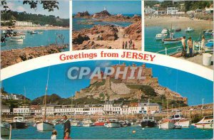 Modern Postcard Greetings from Jersey MOST Southerly and Largest of the Chane...