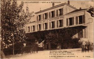 CPA Le LAVANDOU - Hotel de Méditerranée (635257)