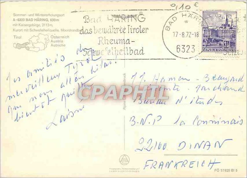 Modern Postcard Bad Haring Tirol