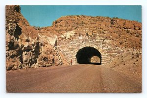 Tunnel on Road to Boquillas Canyon Big Bend National Park TX Chrome Postcard D17