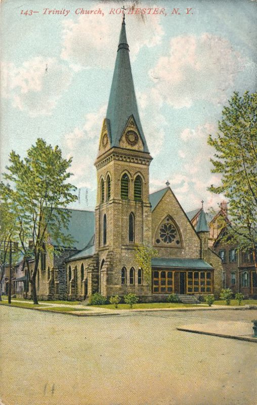 Rochester NY, New York - The Trinity Church - pm 1908 - DB