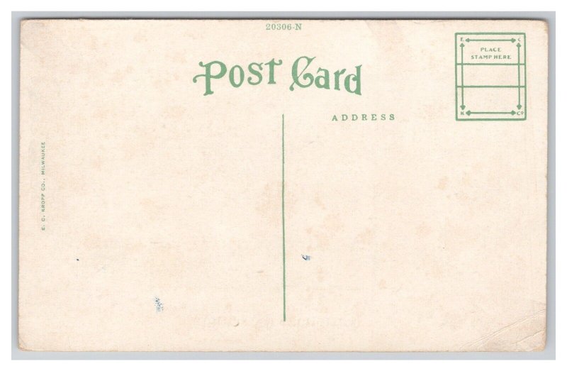 Christmas Greetings Military Band Postcard