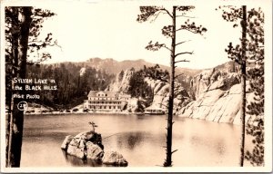 Real Photo Postcard Sylvan Lake in the Black Hills, South Dakota