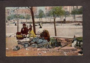 Egypt Arab Shoes Shoemaker Caire Cairo Egypt Postcard Carte Postale