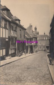 Unknown Location Postcard - Possibly Steep Hill, Lincoln?  HM251