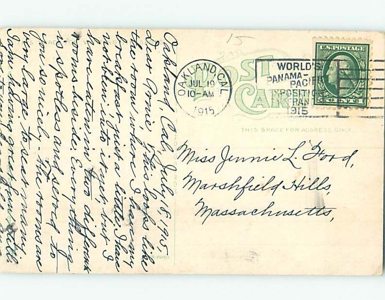 Divided-Back RESTAURANT SCENE Oakland California CA B9968