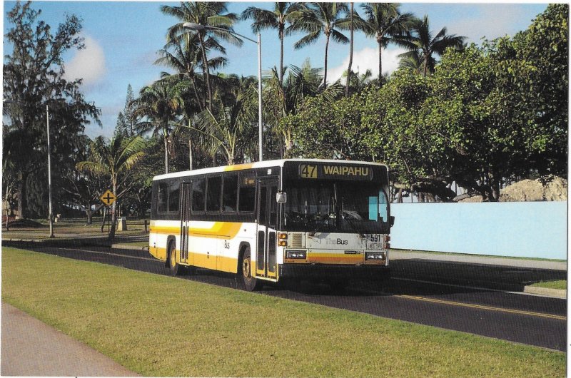 A Saab-Scania Model CN112 Bus 1988  4 by 6