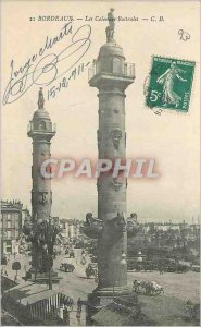 Postcard Old Bordeaux Columns Rostral CB