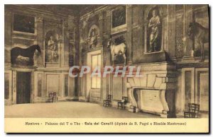 Old Postcard Mantova Sala del Palazzo Cavalli dipinta da B Pagni e Rinaldo Ma...