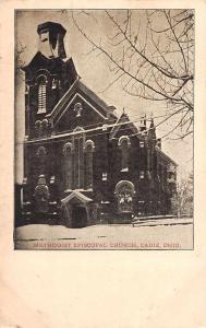 Cadiz Ohio Methodist Church Antique Postcard J46146