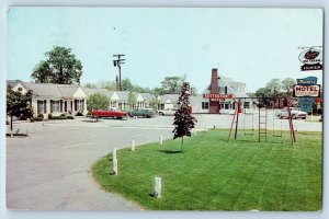 Frederick Maryland MD Postcard Masser's Motel Restaurant c1964 Vintage Antique