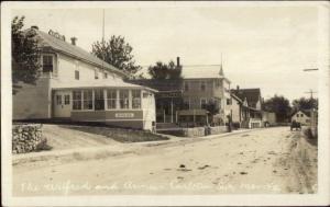 Carleton Sur Mer Quebec Wilfred Hotel & Street Scene Real Photo Postcard