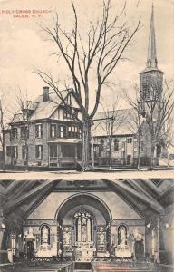 Salem New York Holy Cross Church Antique Postcard J61484