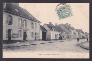 FRANCE, Postcard RPPC, Piney, Rue du Calvaire
