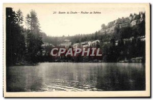 Postcard Old Bassin Du Doubs Rocher Du Sphinx