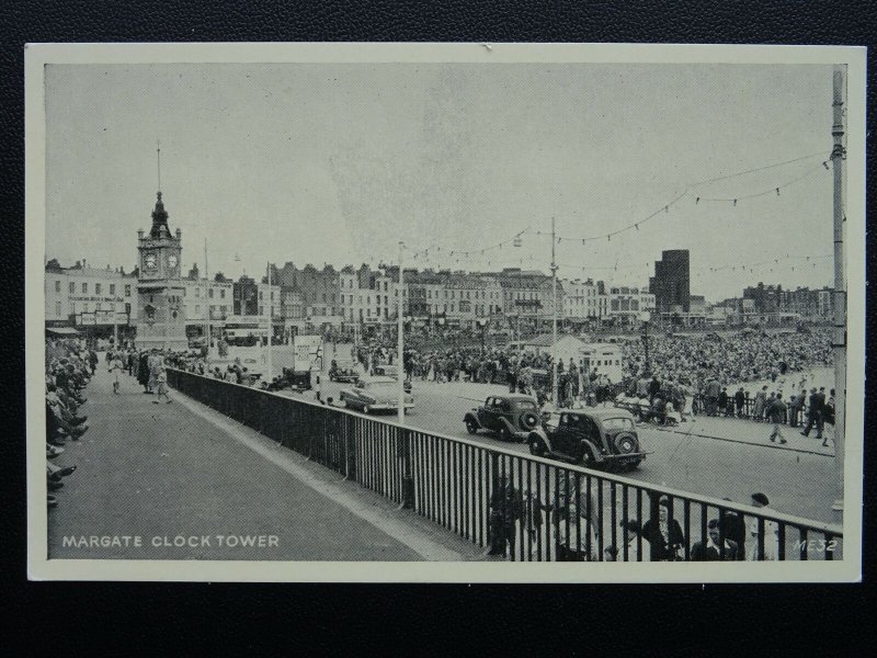 Kent MARGATE CLOCK TOWER - Old Postcard by Lincoln Green Ltd ME32