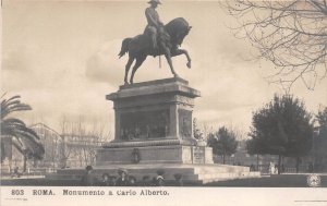 Lot337 monumento a carlo alberto real photo  roma italy