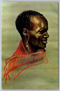 Tanzania  Mangati     Postcard