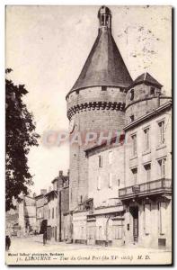 Old Postcard Libourne Tour Du Grand Port