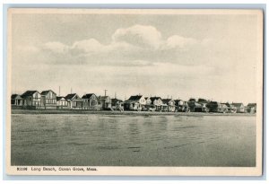 c1920's Long Beach Cottages Seashore Ocean Grove Massachusetts Vintage Postcard