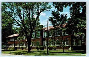 SHELBINA, Missouri MO ~ HIGH SCHOOL ca 1950s Shelby County Postcard