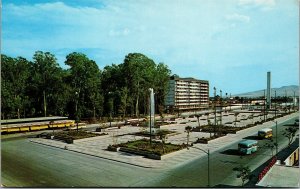 Vtg Juarez Plaza Guadalajara Jalisco Mexico 1950s Postcard 