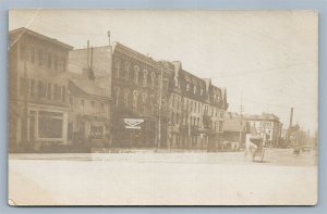 STREET SCENE CARPETS WINGARD'S SIGN ANTIQUE REAL PHOTO POSTCARD RPPC